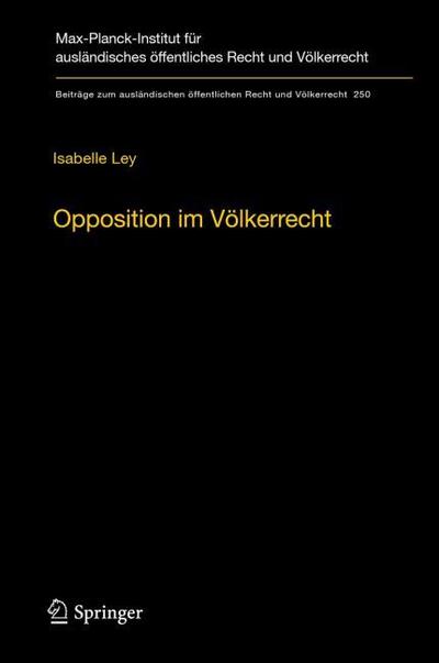 Opposition im Völkerrecht