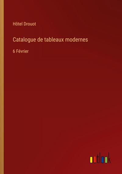 Catalogue de tableaux modernes