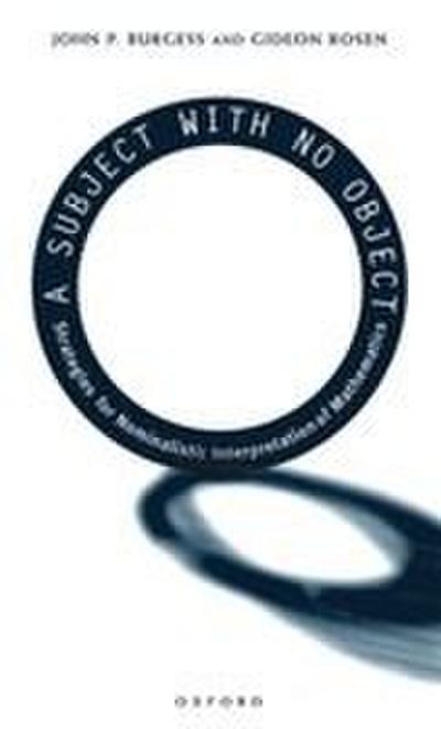 A Subject with No Object