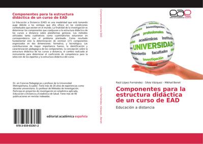 Componentes para la estructura didáctica de un curso de EAD
