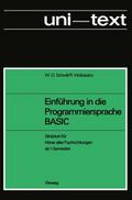 Einführung in die Programmiersprache BASIC