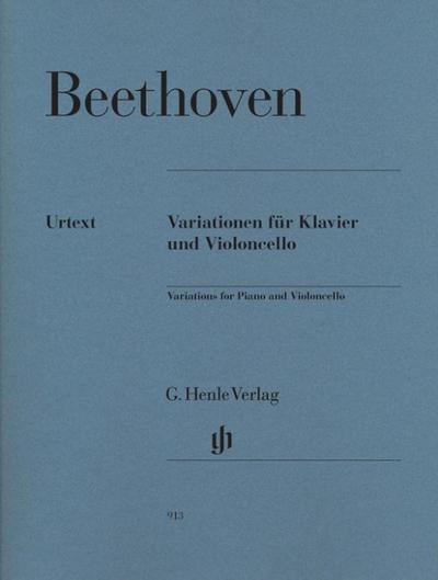 Beethoven, Ludwig van - Variationen für Klavier und Violoncello