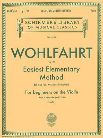 Easiest Elementary Method for Beginners, Op. 38