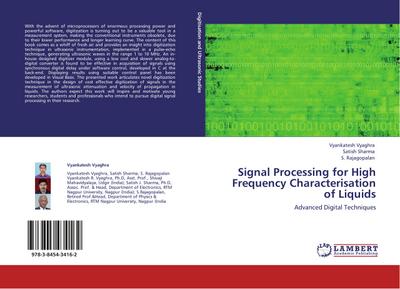 Signal Processing for High Frequency Characterisation of Liquids