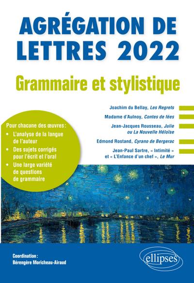 Grammaire et stylistique - Agrégation de lettres 2022