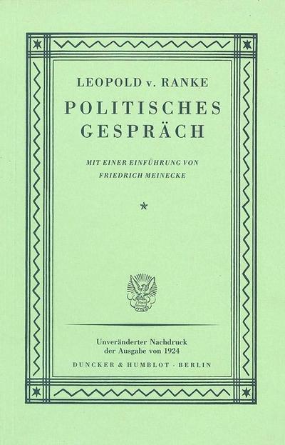 Politisches Gespräch.