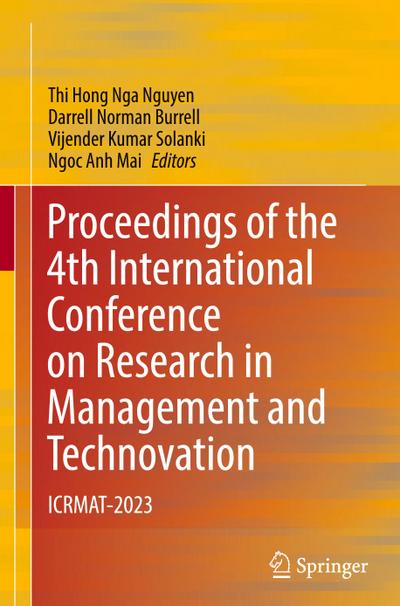 Proceedings of the 4th International Conference on Research in Management and Technovation