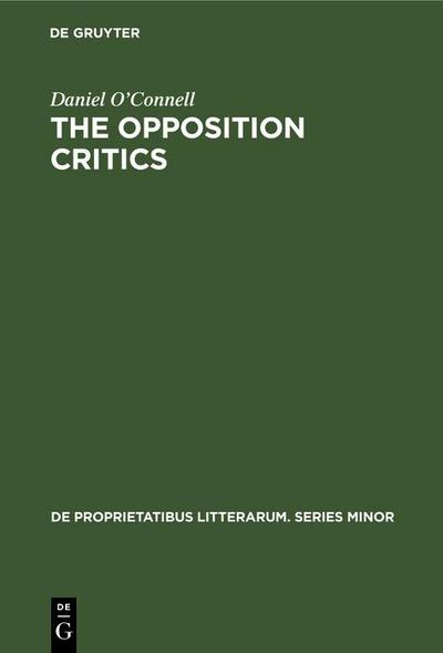 The opposition critics