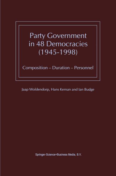 Party Government in 48 Democracies (1945-1998)