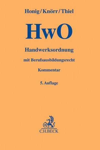 Handwerksordnung/HwO