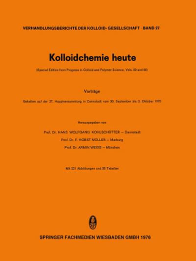 Kolloidchemie heute