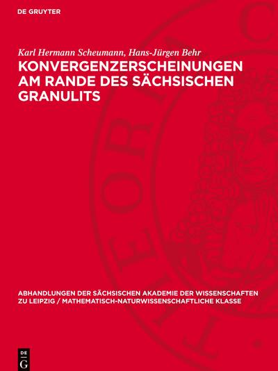 Konvergenzerscheinungen am Rande des sächsischen Granulits