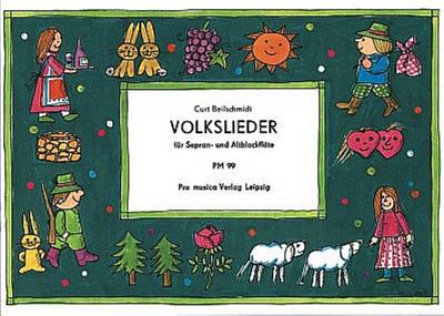 Volksliederfür 2 Blockflöten (SA)