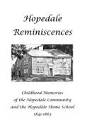 Hopedale Reminiscences