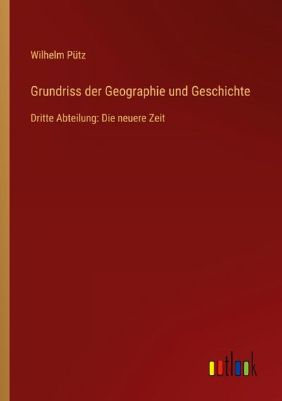 Grundriss der Geographie und Geschichte