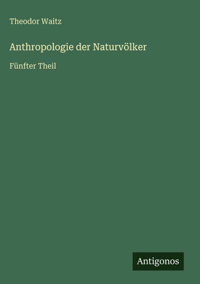 Anthropologie der Naturvölker