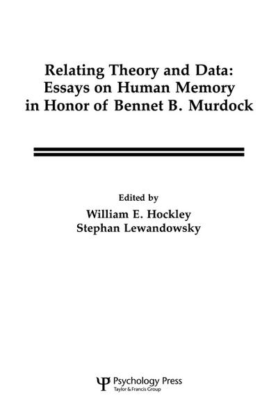 Relating Theory and Data