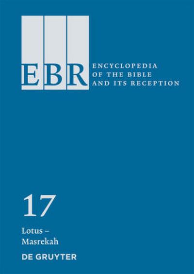 Encyclopedia of the Bible and Its Reception (EBR) Lotus - Masrekah