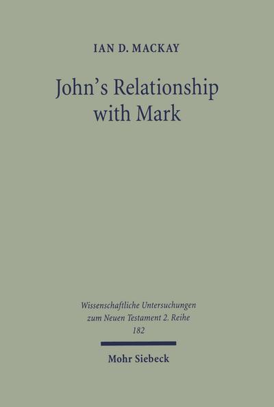 John’s Relationship with Mark