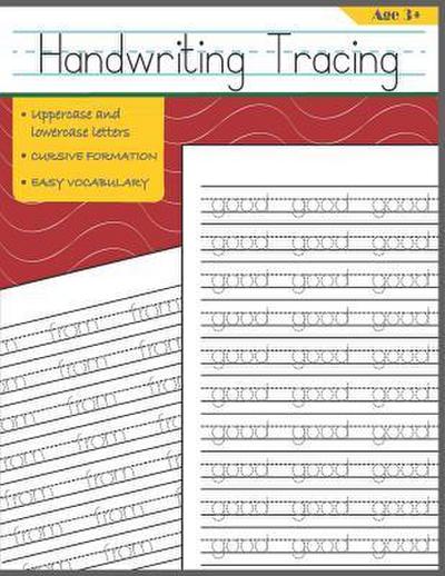 Handwriting Tracing: First Easy Words Handwriting Practice for Kids