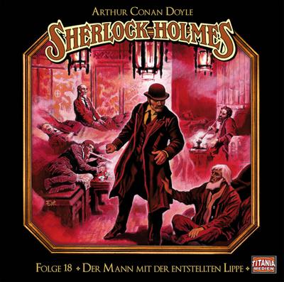 Sherlock Holmes - Der Mann mit der entstellten Lippe, 1 Audio-CD