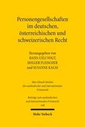 Personengesellschaften im deutschen, österreichisc