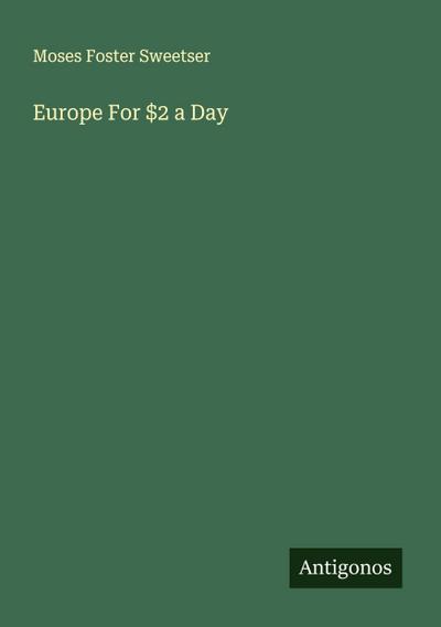 Europe For $2 a Day