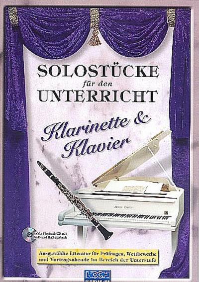 Solostücke für den Unterricht (+CD)für Klarinette und Klavier