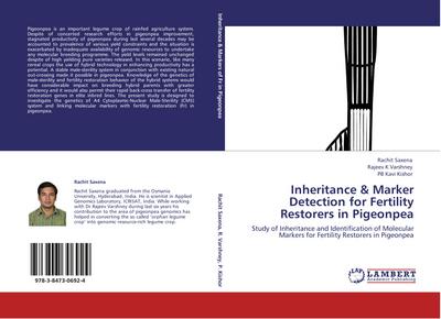 Inheritance & Marker Detection for Fertility Restorers in Pigeonpea