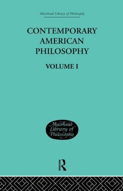 Contemporary American Philosophy