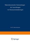 Makroökonomische Untersuchungen der Auswirkungen v