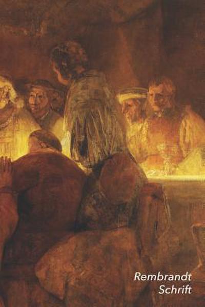 Rembrandt Schrift: De samenzwering van de Bataven onder Claudius Civilis Artistiek Dagboek Ideaal Voor School, Studie, Recepten of Wachtw