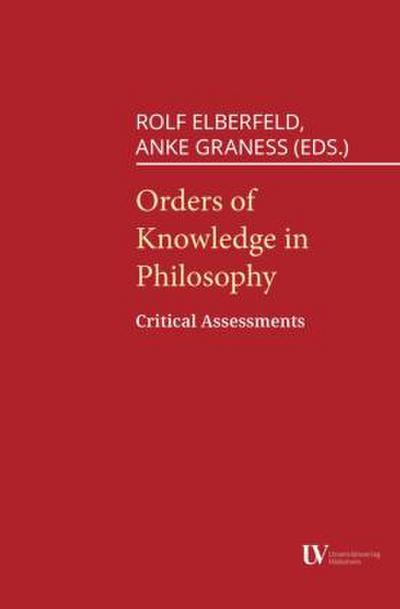 Orders of Knowledge in Philosophy