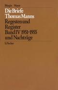 Die Briefe von 1951 und 1955 und Nachträge