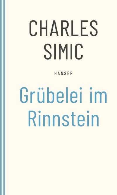 Grübelei im Rinnstein