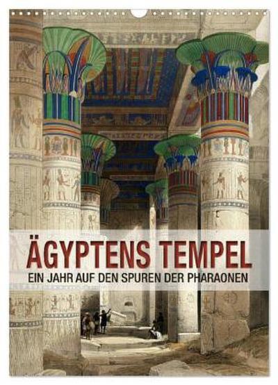 Ägyptens Tempel (Wandkalender 2026 DIN A3 hoch), CALVENDO Monatskalender