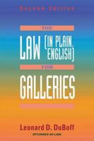 The Law (in Plain English) for Galleries