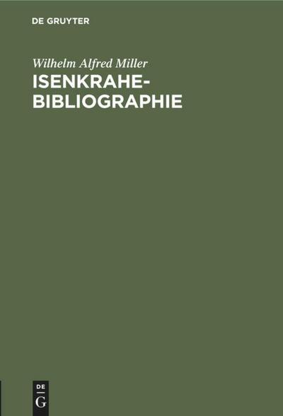 Isenkrahe-Bibliographie