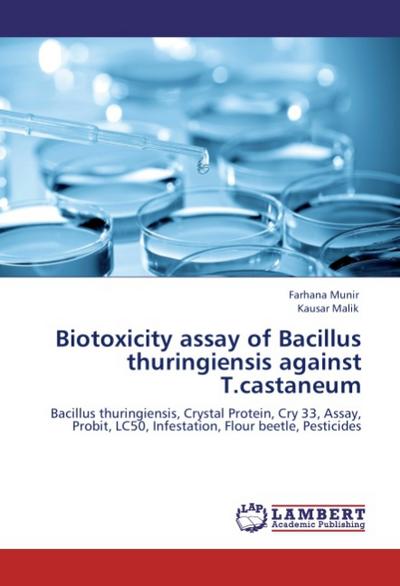 Biotoxicity assay of Bacillus thuringiensis against T.castaneum