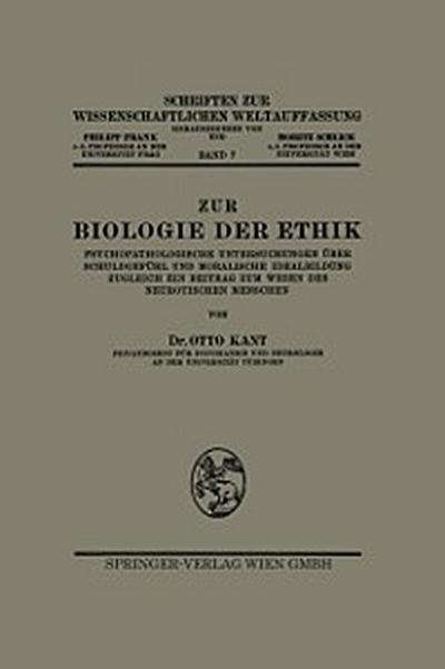 Zur Biologie der Ethik