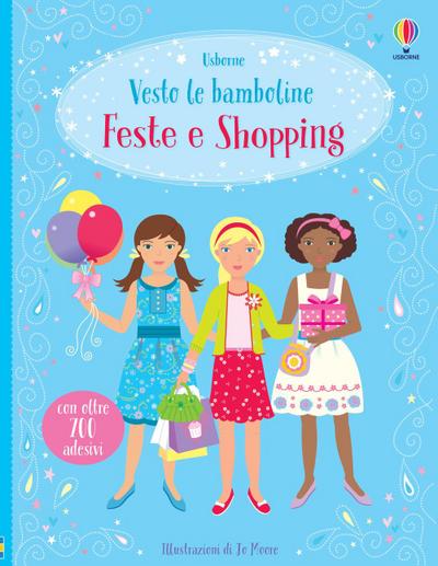 Feste e shopping. Con adesivi