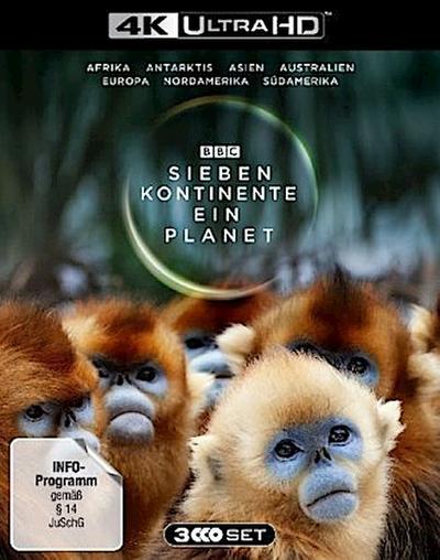 Sieben Kontinente - Ein Planet 4K, 3 UHD-Blu-ray