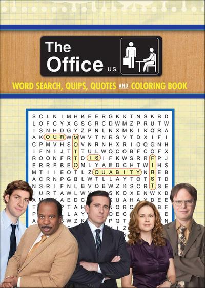 The Office Word Search, Quips, Quotes and Coloring Book