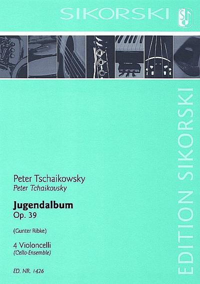 Jugendalbum op.39für 4 Violoncelli