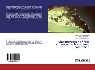 Characterization of near surface aerosols at a semi-arid station