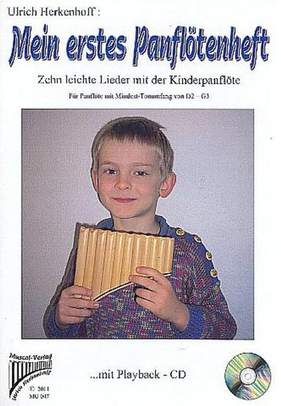Mein erstes Panflötenheft Band 1 (+CD)für Kinderpanflöte ab d2-g3