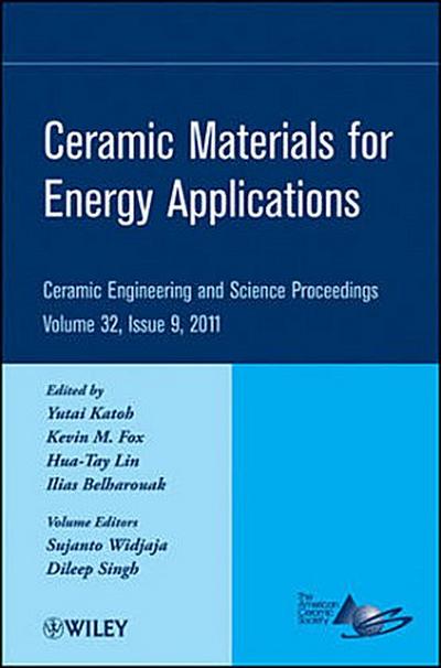 Ceramic Materials for Energy Applications, Volume 32, Issue 9