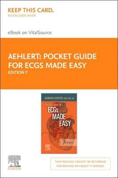 Pocket Guide for Ecgs Made Easy - Elsevier eBook on Vitalsource (Retail Access Card)