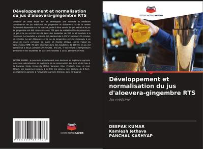 Développement et normalisation du jus d’aloevera-gingembre RTS