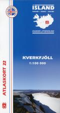 Atlaskort 22: Kverkfjöll 1:100.000